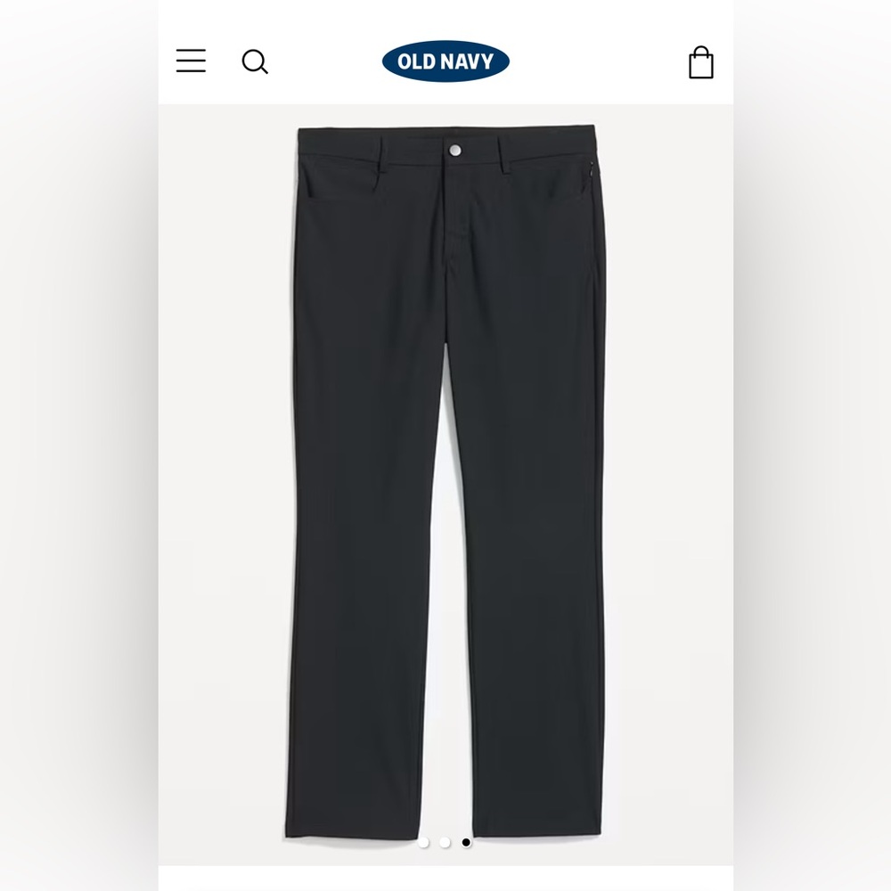 Old Navy Men's Black Chinos